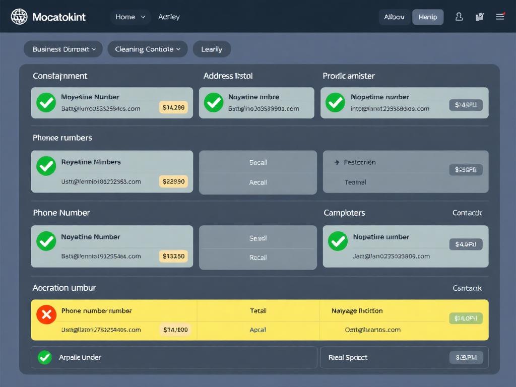 Citation correction dashboard with NAP verification