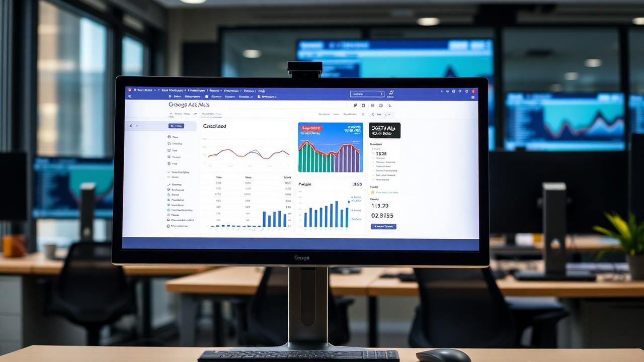 Google Ads campaign management dashboard